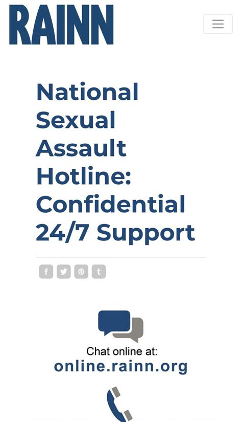 National Sexual Assault Hotline: Confidential 24/7 Support